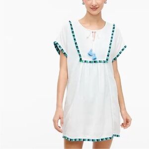 J. Crew Fringe tunic swimsuit coverup Size Small